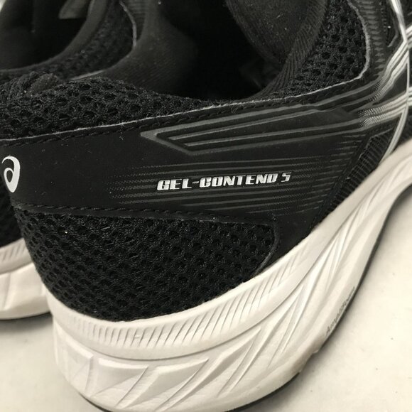 ASICS Black Gel-Contend 5 Mens Running Sneakers Size 9.5/43.5  1011A256 - Picture 6 of 11